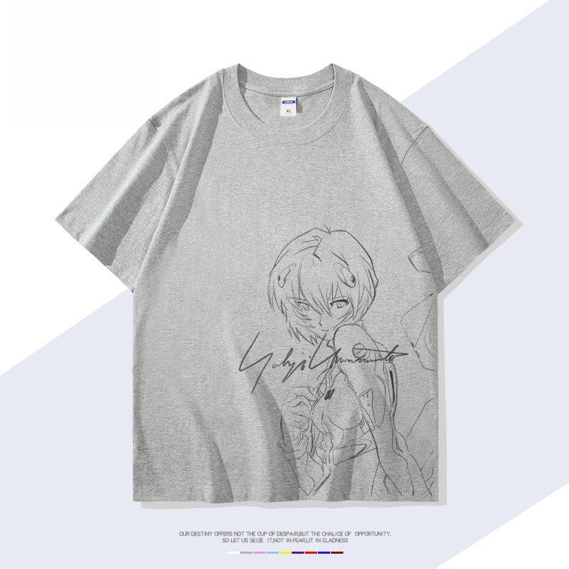 Neon Genesis Evangelion Rei Ayanami Printed Tshirt Unisexs And Womens Tshirt Unisexs Top Sports Tshirt Unisexs Tshirt Summer Tee