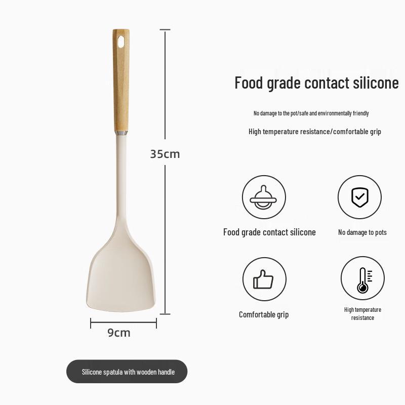 Pabei 5-Piece Silicone Kitchen Utensil Set