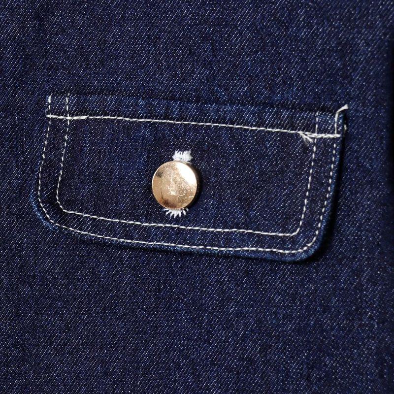 Kaslead New Women Clothes Western Style Fashion Simple and Versatile Collarless Denim Coat 1297060