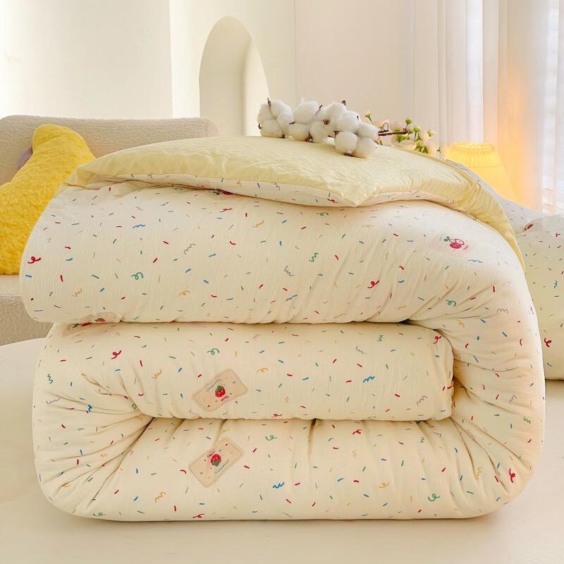 

Jieliya Washable Double-Layer Gauze Cotton Quilt Insert