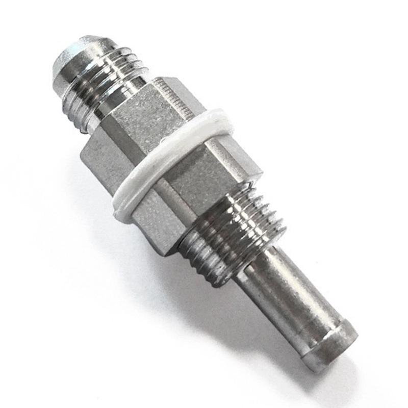 Innovative 6AN Male Flare Bulkhead To 5/16 Inch Hose Barb Adapter Fitting Aluminum Flare Connector Fluid Designed For Car SUV