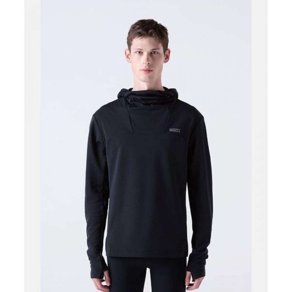 

Descente Hong Tae Jun в толстовке с капюшоном для бега с балаклавой черного цвета BLK0BLACK/100