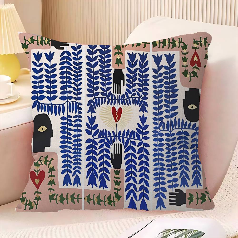 Ancient Egypt Tiger Leopard Maple Design Cushion Cover Happy Autumn Harvest decor Holiday Decorati Pillow Cover