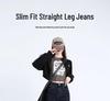 Women's Slimming High Waist Straight Leg Jeans - 2025 Spring & Autumn Petite Fit