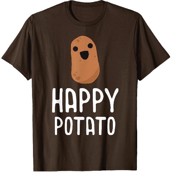 Happy Potato - Kawaii Potato Shirt, Funny Gift Vegetable T-Shirt
