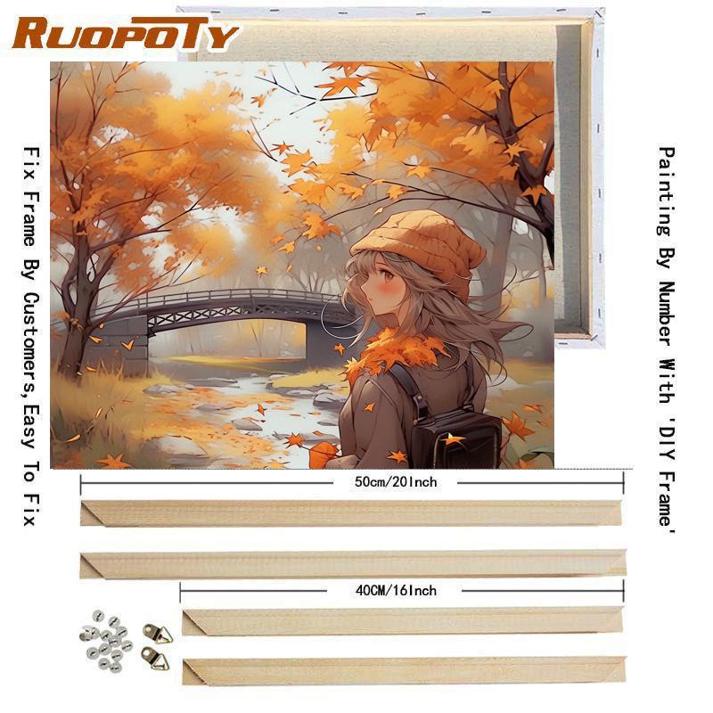Acquista 40x50 cm Dipinto con i numeri Paesaggio marino Disegno su tela Dipinto a mano Pittura Regalo d'arte Immagini fai da te per numero Kit Home Decor in Italia a partire da
