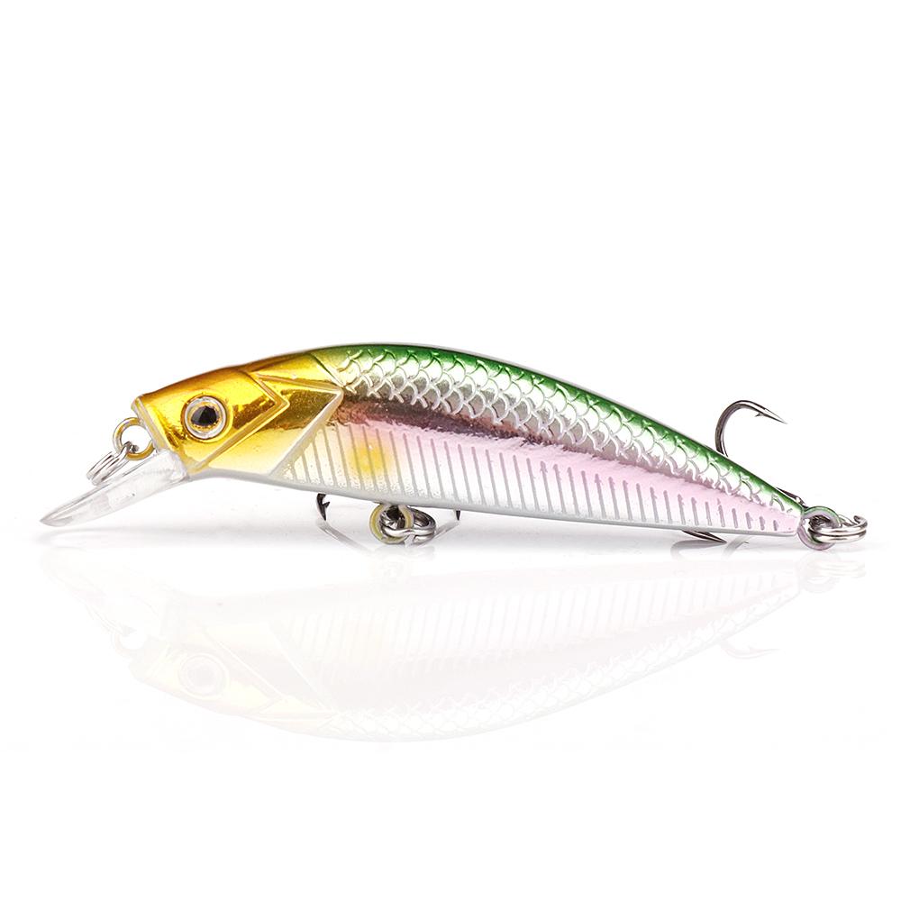 60mm 5.5g Sinking Minnow Lure For Fishing Crankbait Silent Black Minnow Wobblers For Pike Artificial Bait Fishing Tackle