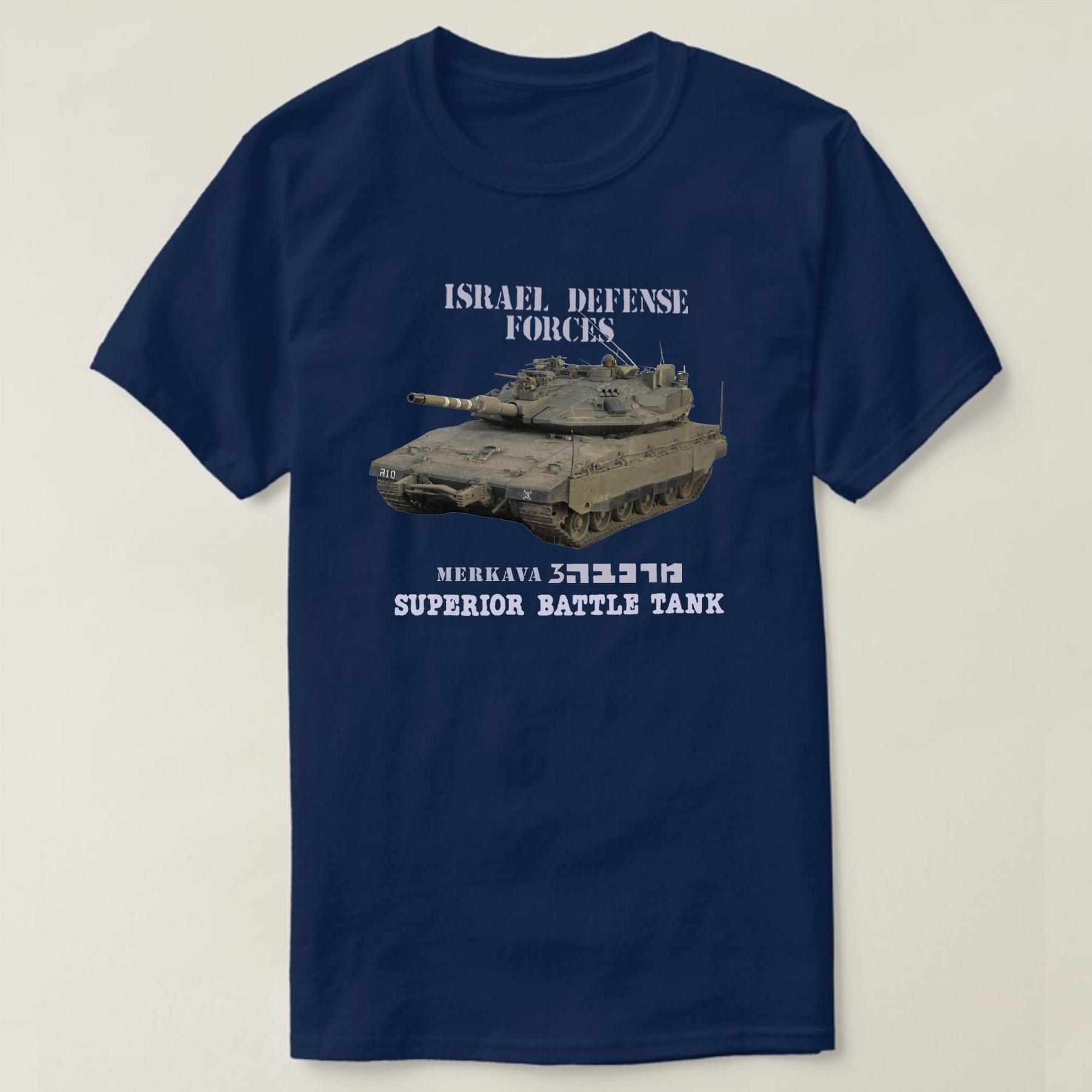 

Israel Defense Forces Merkava 3 Suprrior Battle Tank T Shirt 100 Cotton Short Sleeve ONeck Tshirt Casual Clothing Mens Top 4XL