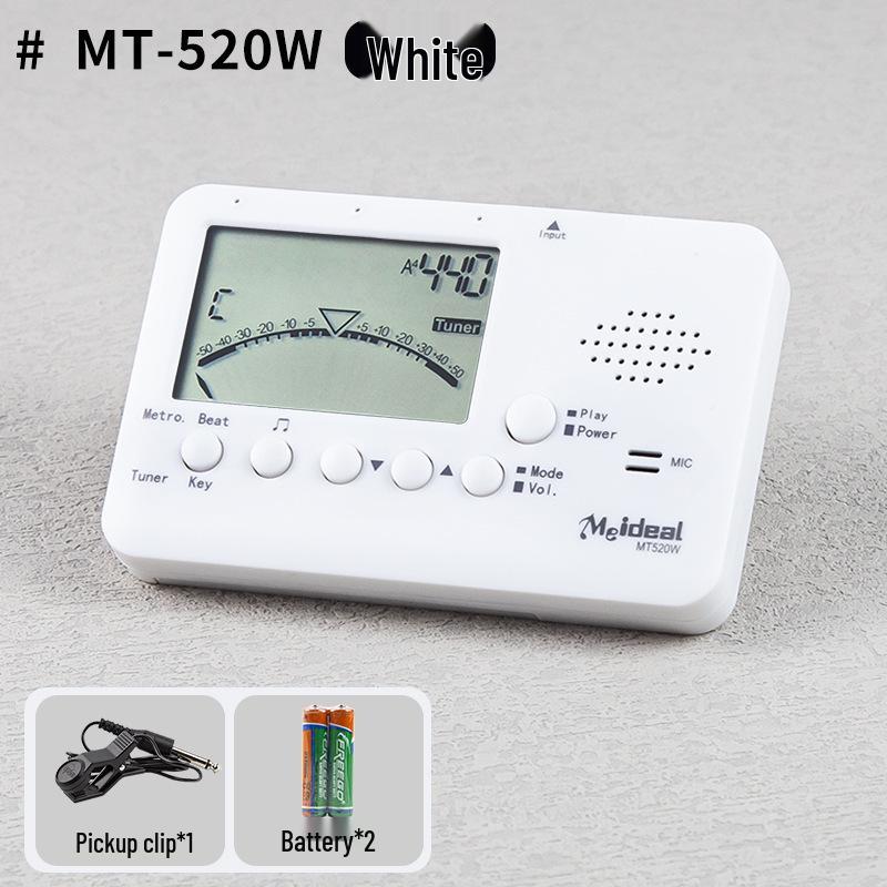 Универсальный электронный тюнер и метроном Sassa для саксофона, кларнета, флейты и духовых инструментов белый