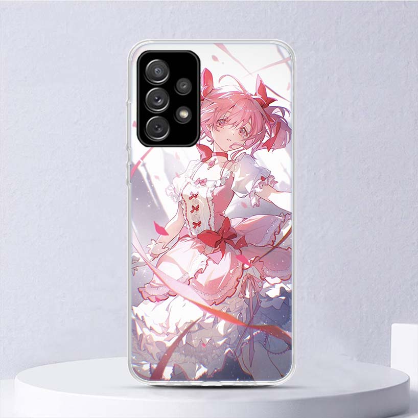 

М який чохол Madoka Magica для Samsung Galaxy A52 A42 A32 A22 A12 A02S Чохол для телефону A50 A51 A70 A71 A41 A31 A21S A40 A30 A20E Samsung A50S(A30S)