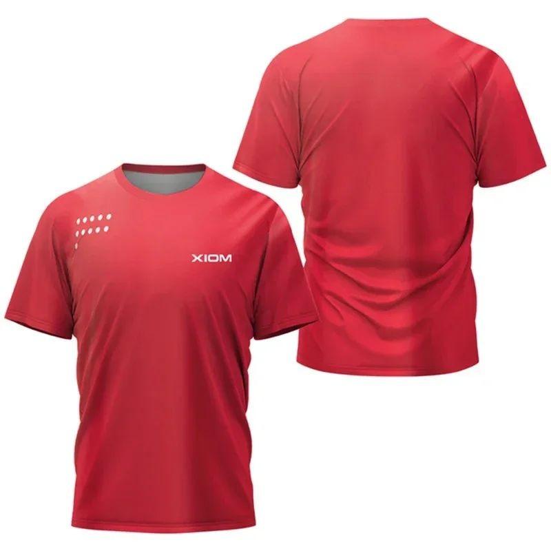 Quick Drying Casual Breathable Round Neck T-shirt with Letter Print Outdoor Sports Top Fashionable