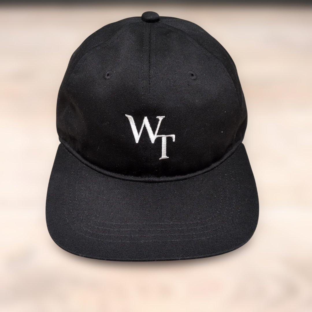 Used WTAPS 242HCDT-HT04 Embroidered Logo Baseball Cap Black