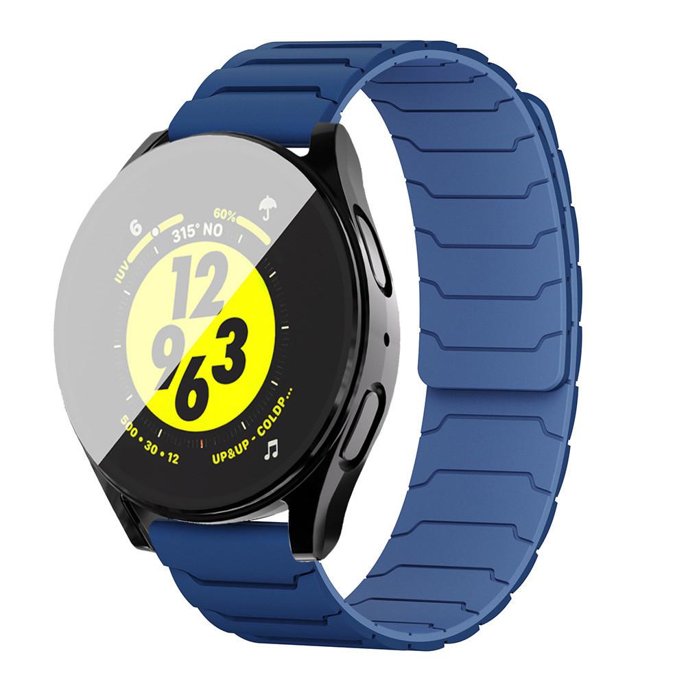 Full TPU Case+Strap for Samsung Galaxy Watch 7 6 5 4 40mm 44mm Magnetic Silicone Strap+Protector Cover for Galaxy Watchband