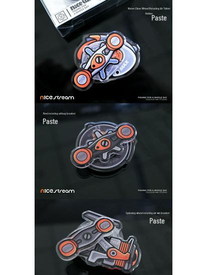 Fishing Boy Rotating Magnetic Phone Holder Lure Reel Style