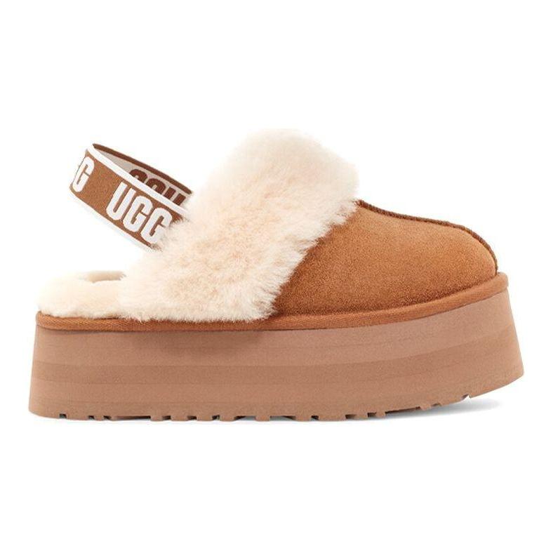 UGG Funkette Slipper Kastanie Damen Sneakers Braun 1113474-CHE