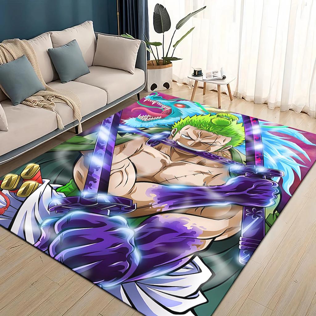 Cartoon 3D One Piece-e Japan Anime Carpet Rug for Living Room Bedroom Home Sofa Decoration,Kids Play Non-slip Floor Mat