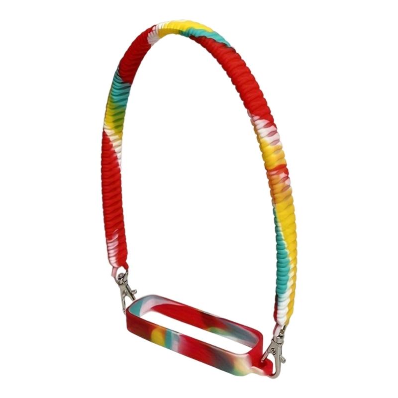 Efficient Sports Cup Leashes Portable Carrying Handle Silicone Drink Holders For Fitness Camping And Daily Activity