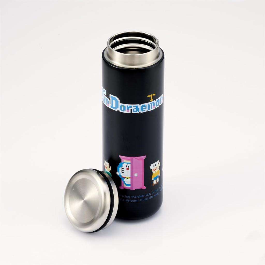 Skater Stainless Steel Mug Doraemon Dot Bottle, 450ml, Insulated, Double-Layered Vacuum-Sealed, Design, STX5-A