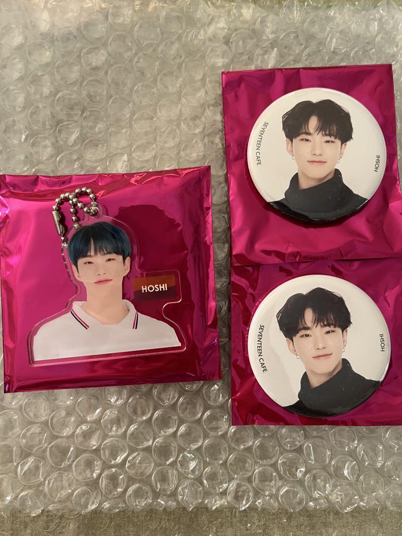 

[USED] SEVENTEEN Cafe 2020 Hoshi Can Badge Acrylic Keychain