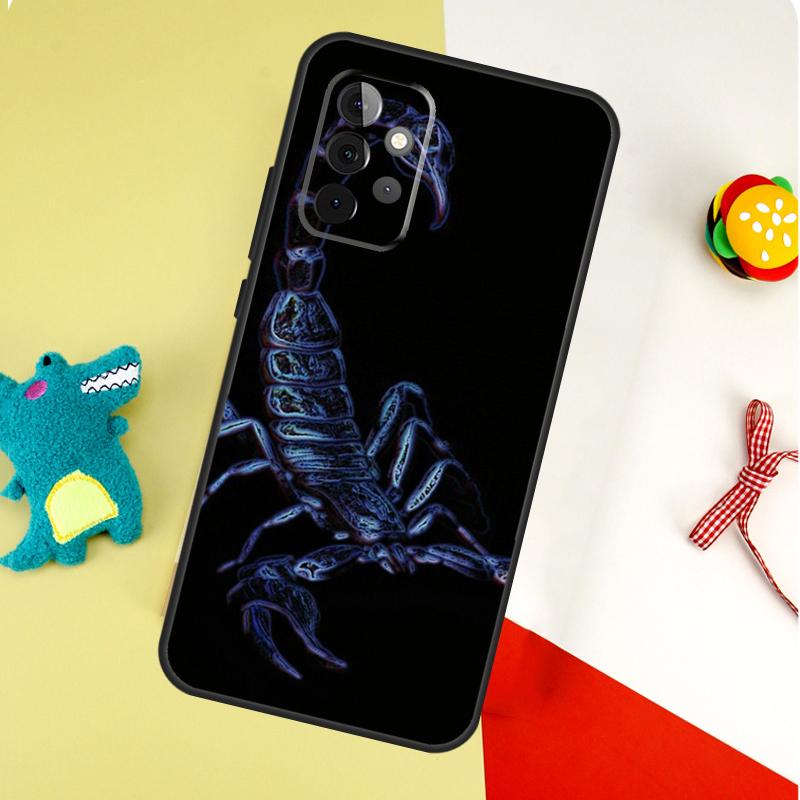 Scorpion For Samsung Galaxy A55 A35 A15 A54 A34 A14 A53 A33 A13 A05 A06 A16 A22 A32 A52 Phone Case