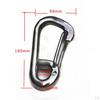 304 Stainless Steel Spring Snap Link Hook Clip Carabiner Keychain Keyring For Camping, Fishing,