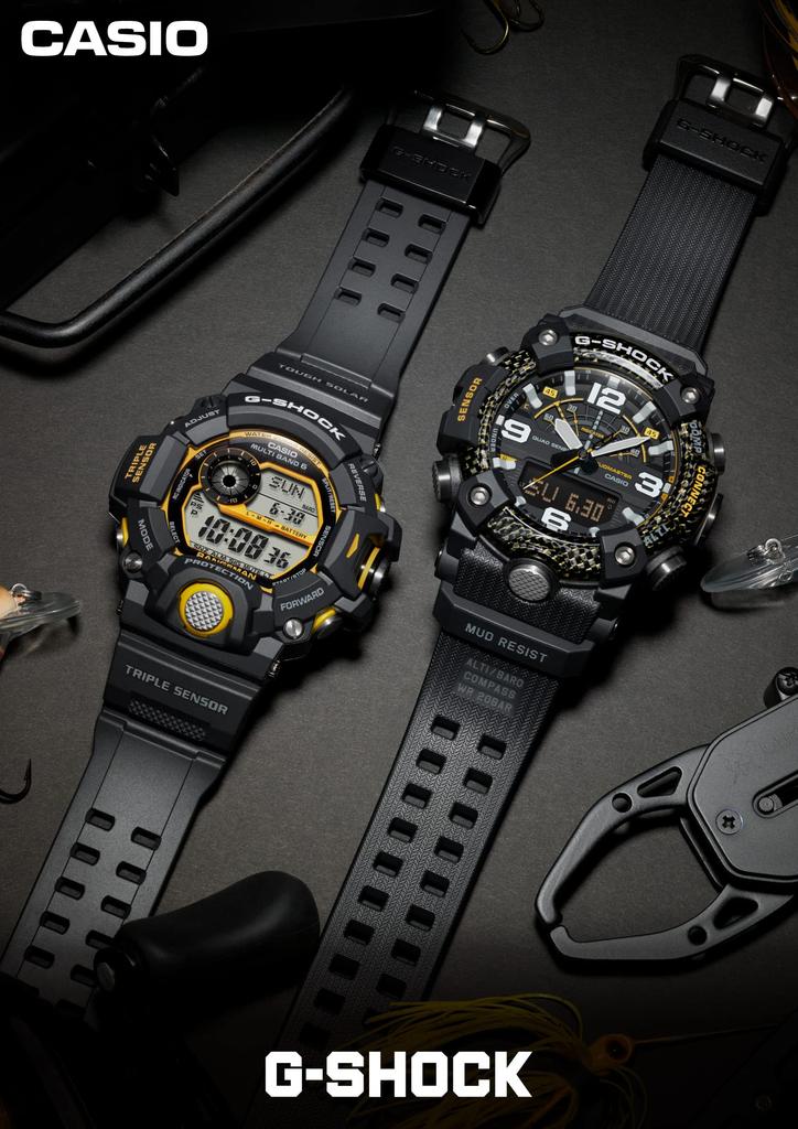 Casio G-Shock RANGEMAN Radio-Controlled Solar Watch GW-9400YJ-1JF Men's Black/Yellow [Official Japanese Product]