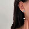National Style Elegant Auspicious Cloud Tassel Pearl Earrings In The Year of Zodiac High-end Retro Earrings
