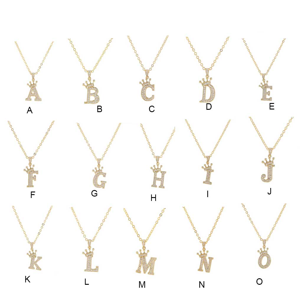 Women Letter Necklace Neck Decoration Dressing Ornament Hanging Decor Alphabet Pendant Birthday Gift Ladies Jewelry Pendants