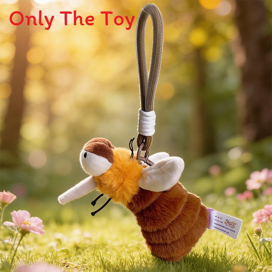 Creative Insect Plush Toy Keychain With Short Plush Material For Kids And Collectors