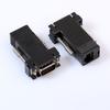 VGA Extender Stecker CAT5 CAT6 RJ45 zu LAN Buchse Netzwerkkabel Adapter Kit