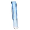2.5cm Width Organza Ribbon Silver Edge Offset Printing Gold Edged Ribbon Glitter Tulle 45 Yards Length Lurex Ribbon