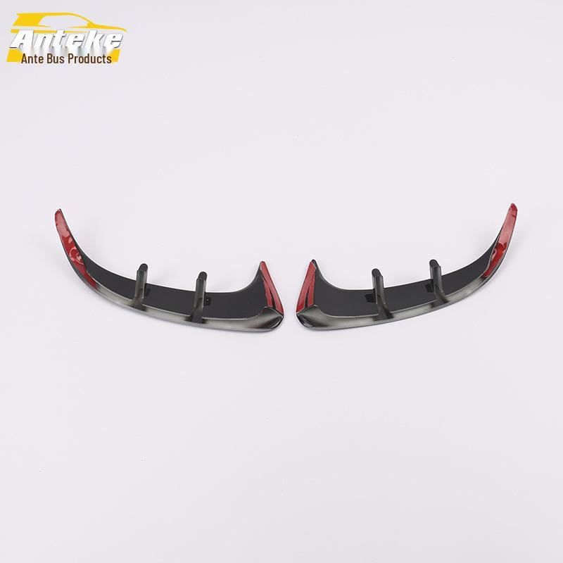 19 A200L Chrome Rear Blade & Bumper Wind Knife Decorative Sticker