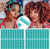 10pcs Hair Curlers Perm Rods Sets Short Cold Wave Rods Hair Curler Heatless Perming Rods Hair Curling Rollers Curling Hair Tools