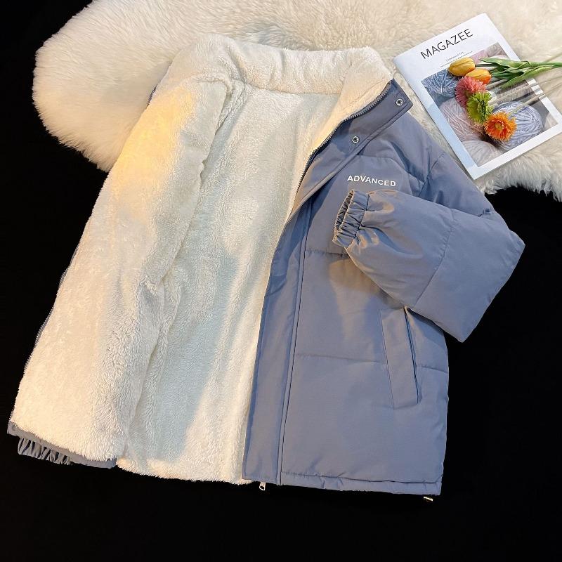 Winter cotton-padded women's new bread clothes loose stand-up collar down cotton-padded clothes trendy brand versatile cotton-padded jacket