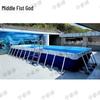 Large Outdoor Rectangular Frame Swimming Pool