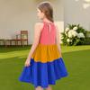 Children's Summer Casual Fashion Round Neck Sleeveless  Dress