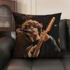 Actor FFinn WWolfhard Cushion Cover Natural Linen Organic Fabric DoubleSided Printing Sofa Home Decor Gift Pillow Case