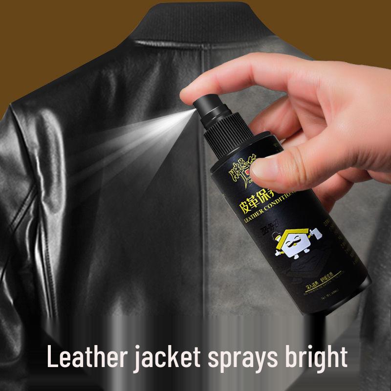 Genuine Leather Care & Maintenance Spray - Cleans, Brightens, Nourishes, and Protects All Leather Goods.