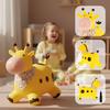 Children's Jumping Hopper with Pump Giraffe Yellow with Bandana