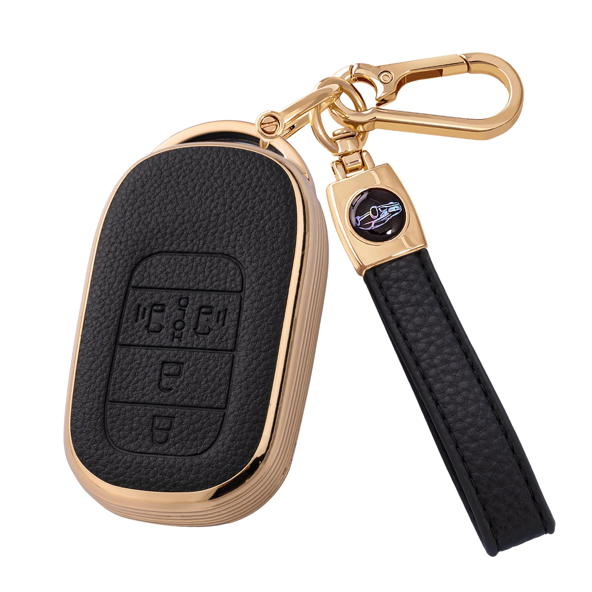 

[PIMOHI] Чехол для ключа N-BOX Custom JF5 JF6, Совместим с Honda New Step Wagon, Ключ