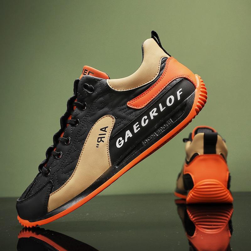 Herrenschuhe Frühling und Herbst neu niedrig geschnitten weichsohlig Ein-Pedal Mode Trend Freizeitsportschuhe Laufschuhe