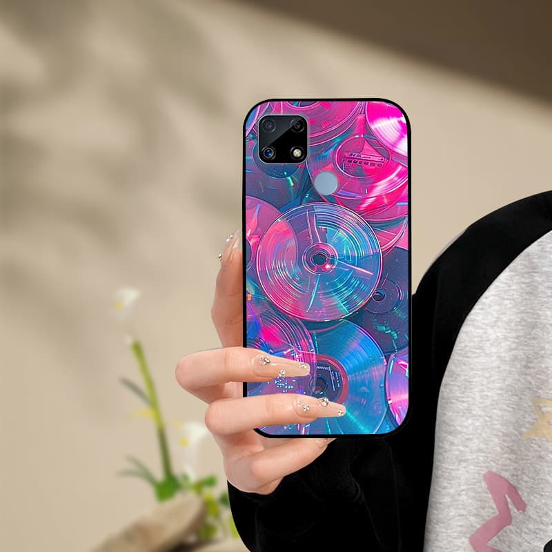 Silicone Phone Case For Realme C25s C25 Cover Painted Soft  For Realme C25 C25S C21 C21Y C25Y Phone Case RealmeC25s C 25 s Funda