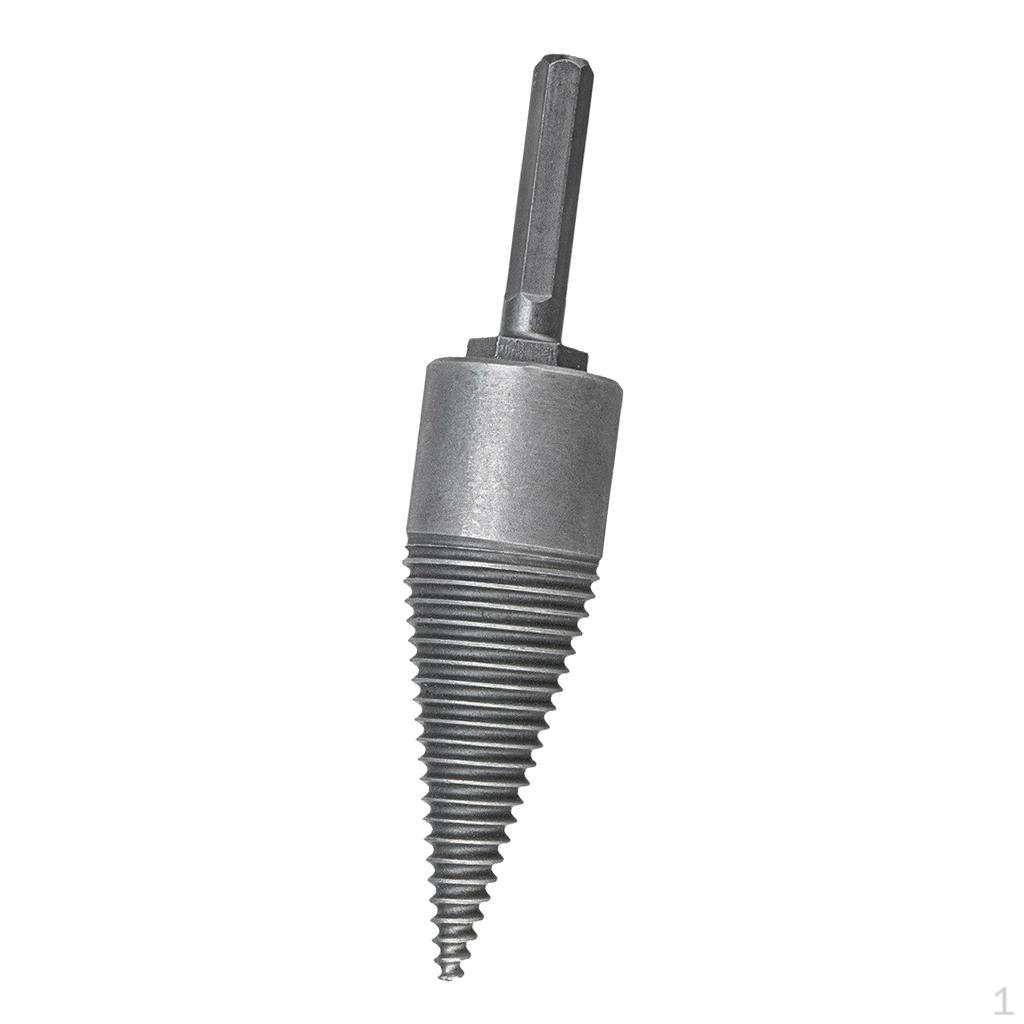Metal Drill Bits Head Replacement Supplies Chopping Wood Splitter Cone