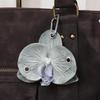 Sweet Creative Phalaenopsis Orchid Keychain Exquisite Simulation Flower Pendant Key Ring Handbag Hangings Decoration Gifts