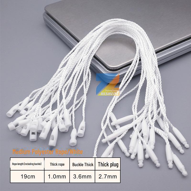 

Високоякісний бавовняний восковий шнурок для підвісної бірки для одягу