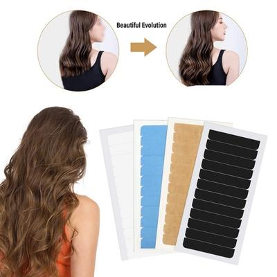 10 Sheets Wig Tape Adhesive Waterproof Sweatproof C-Shaped Men Women Lace Front Wig Strap Kit Hair Extension Hairpieces Accessories