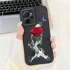 For Realme 9i Case Cool Fashion Flower Marble Sunset Soft Liquid Silicone Lens Protective Cover For Realme 9i 5G Realme9i Bumper