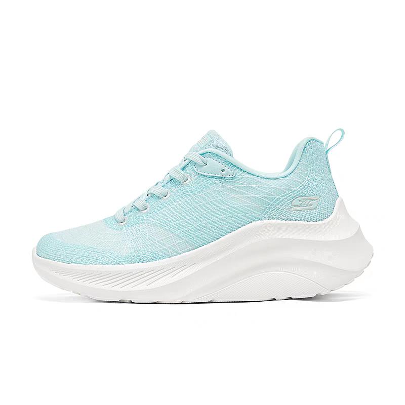 Skechers Bobs Sport Comfortable Low-Top Casual Shoes Women sneaker Light-Blue 117524-LTBL 35.5