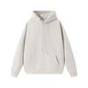 Men's and Women's Warm Cotton Hooded Sweatshirt - Plain Color, Loose Fit, Autumn Winter Style