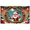 Weihnachten Hintergrund Festliche Lichter Weihnachtsmann Display Weihnachts-Hintergrund Rote Schleife Feiertags-Hintergrund Für Familientreffen Feiertags-Festlich